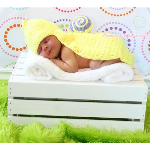 Snail Photo Prop Crochet Newborn Baby Custome C155 